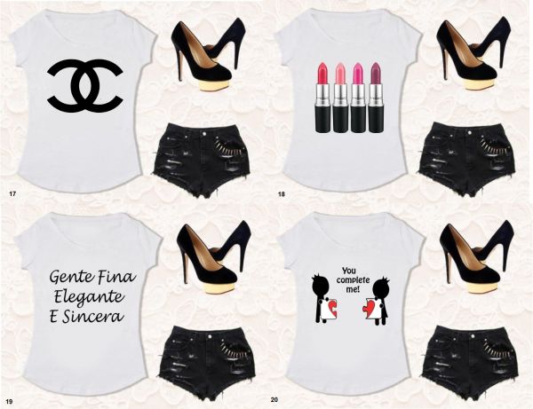 T-shirts Tees, Femininas, Camisetas Customizadas!!