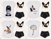 T-shirts Tees, Femininas, Camisetas Customizadas!!